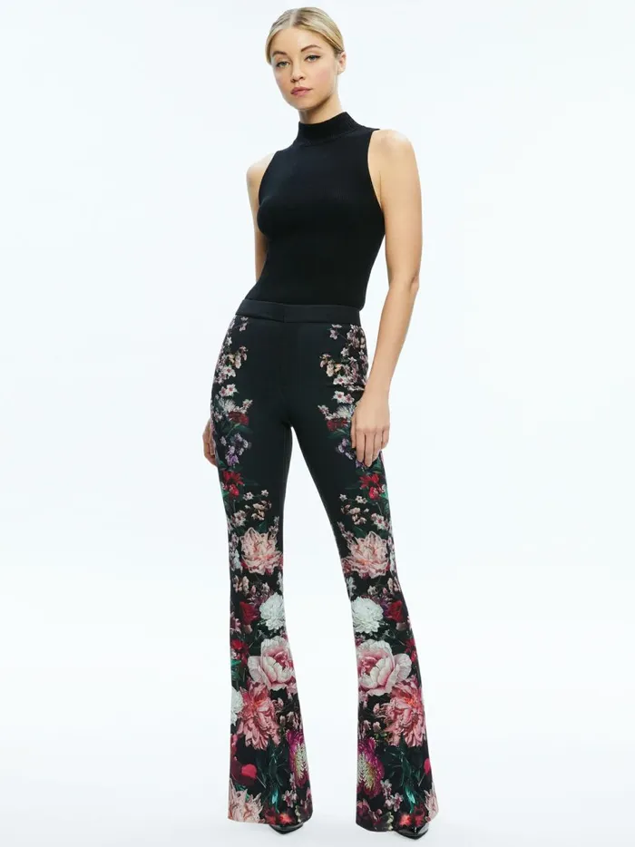 Womens Pants Alice Olivia Olivia Bootcut Pant After Midnight