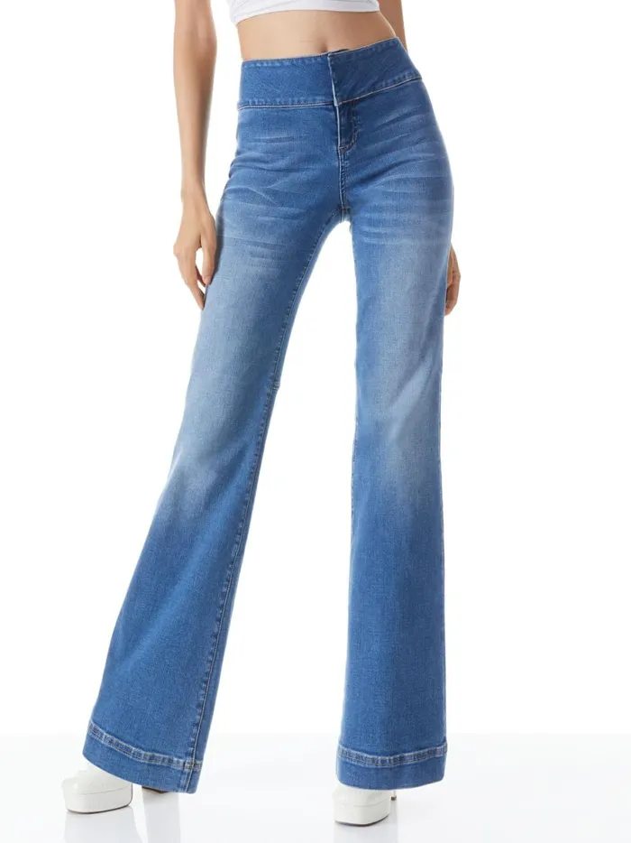 Womens Pants Alice Olivia Olivia Jean Best Intentions