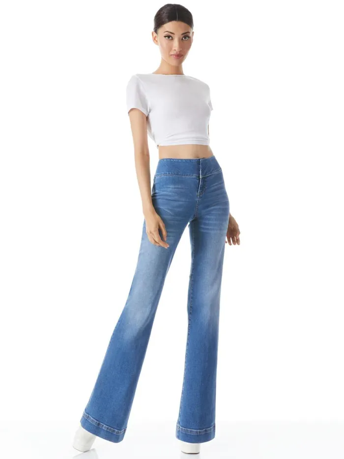 Womens Pants Alice Olivia Olivia Jean Best Intentions