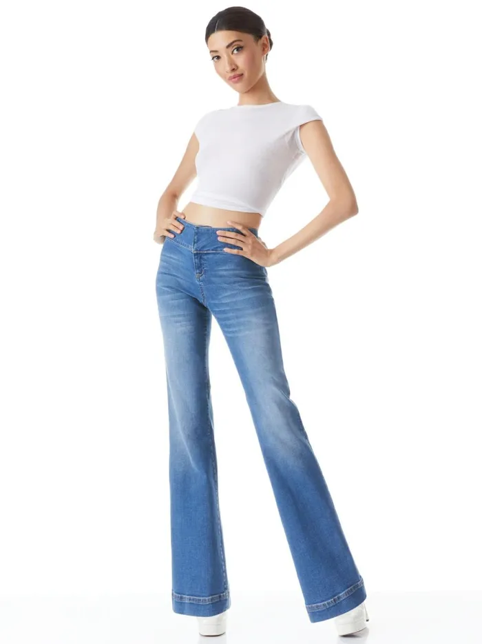 Womens Pants Alice Olivia Olivia Jean Best Intentions
