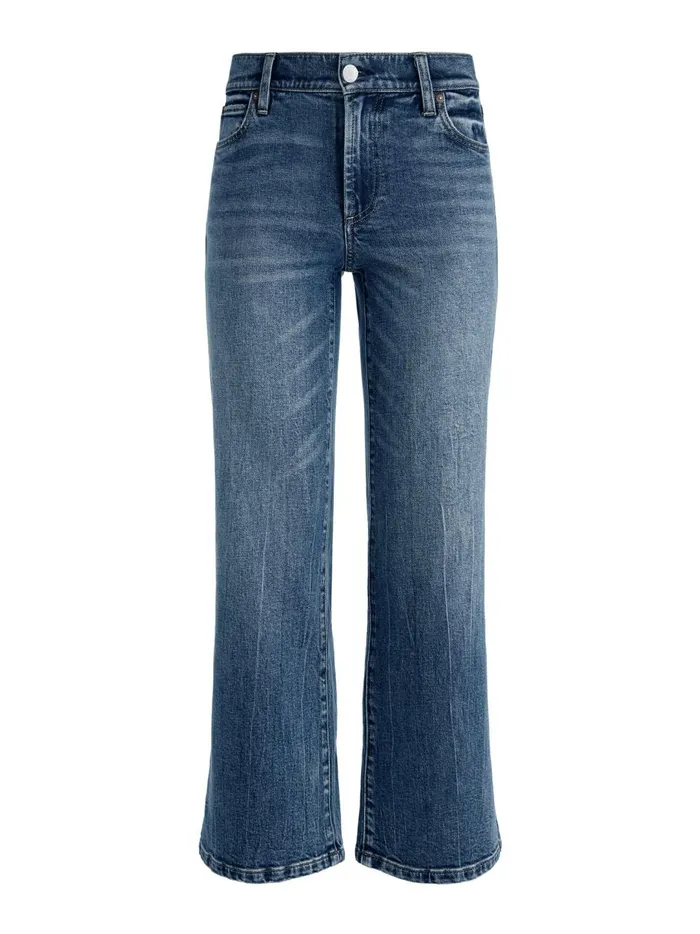 Womens Pants Alice Olivia Roxie Kick Flare Jean Brooklyn Blue