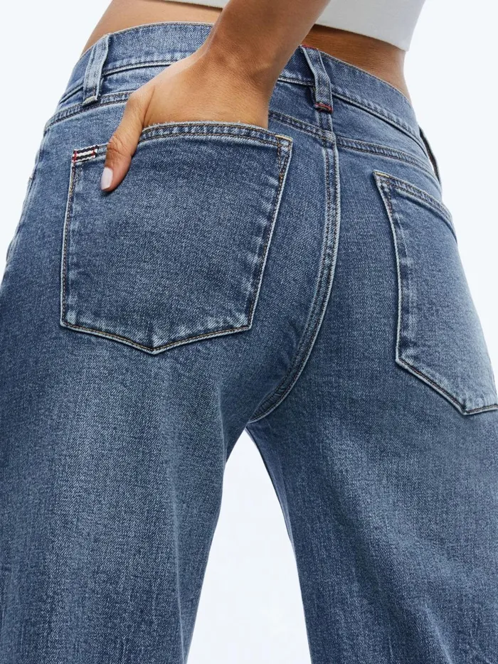 Womens Pants Alice Olivia Roxie Kick Flare Jean Brooklyn Blue