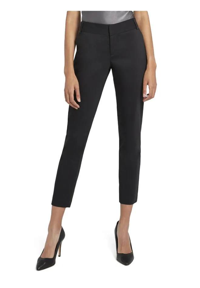 Womens Pants Alice Olivia Stacey Slim Trouser Black