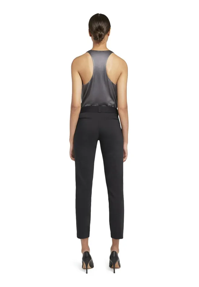 Womens Pants Alice Olivia Stacey Slim Trouser Black