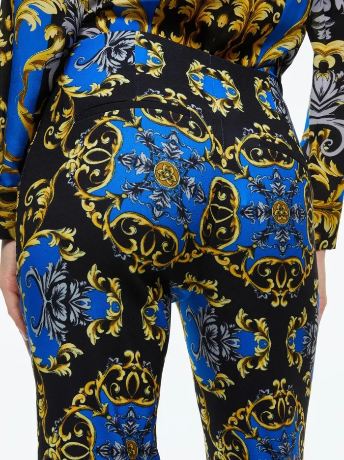 Womens Pants Alice Olivia Teeny Fit Flare Bootcut Pant Regal Romance Sapphire