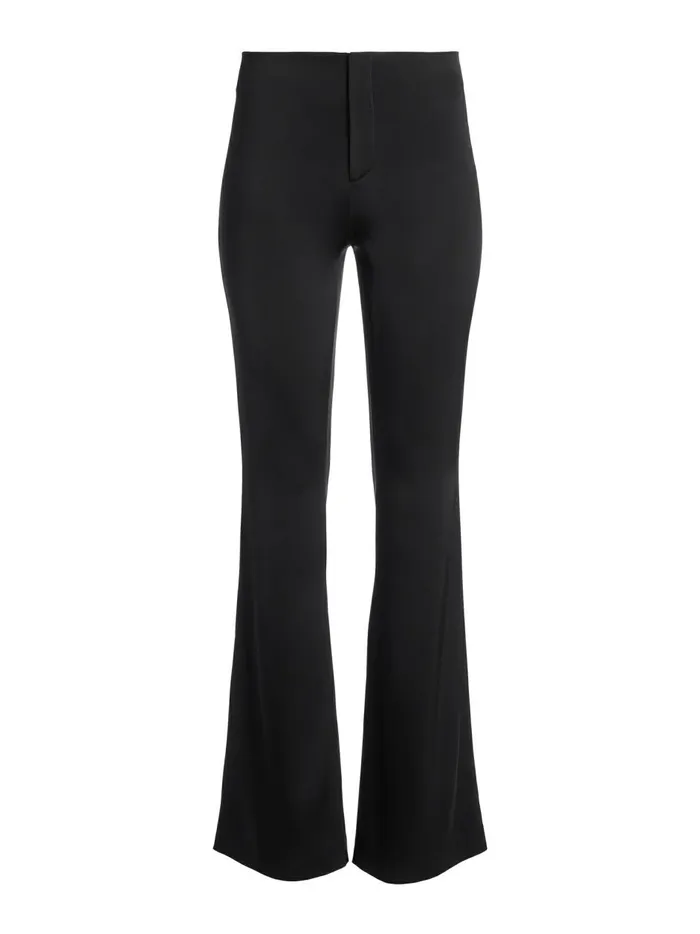 Womens Pants Alice Olivia Teeny Satin Bootcut Pant Black
