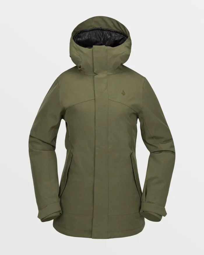Womens Stoney Shadow Insulated Jacket 8211 Ivy Womens Volcom Jackets