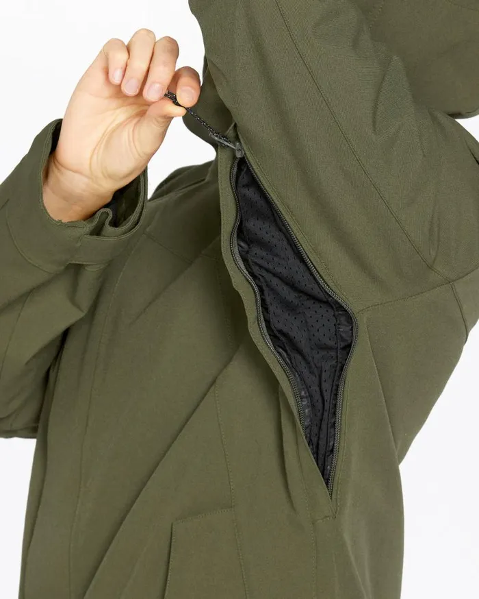 Womens Stoney Shadow Insulated Jacket 8211 Ivy Womens Volcom Jackets