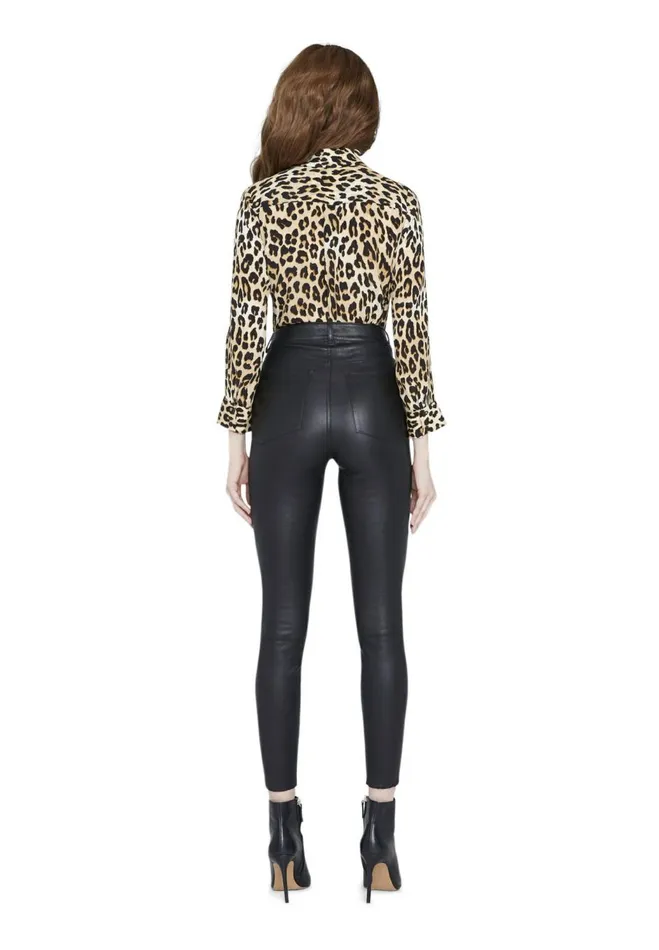 Womens Tops Alice Olivia Eloise Button Down Leopard Blouse Spotted Leopard Multi