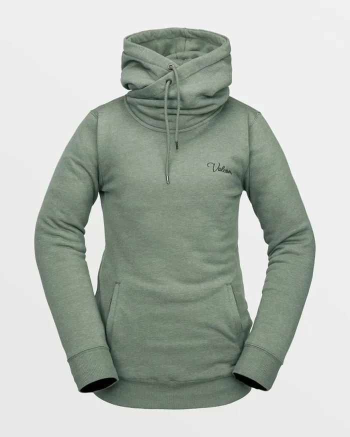 Womens Tower Pullover Fleece 8211 Lichen Green Womens Volcom Hoodies and Sweatshirts Womens Tower Pullover Fleece 8211 Lichen Green Womens Volcom Hoodies and Sweatshirts