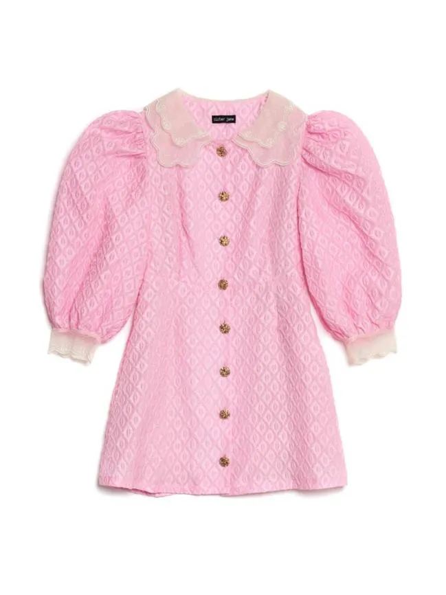 Womenswear Bonbons Organza Mini Dress Peony Pink Sister Jane Womenswear Bonbons Organza Mini Dress Peony Pink Sister Jane