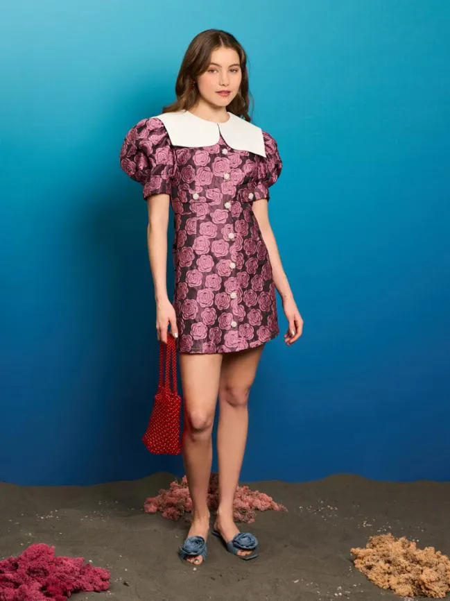 Womenswear Coral Forest Mini Dress Bright Pink Sister Jane Womenswear Coral Forest Mini Dress Bright Pink Sister Jane