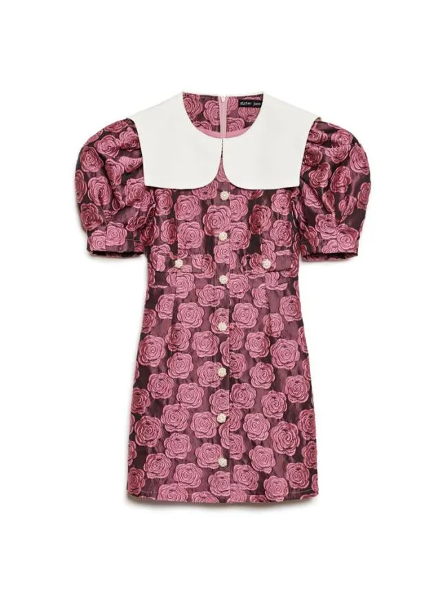 Womenswear Coral Forest Mini Dress Bright Pink Sister Jane Womenswear Coral Forest Mini Dress Bright Pink Sister Jane