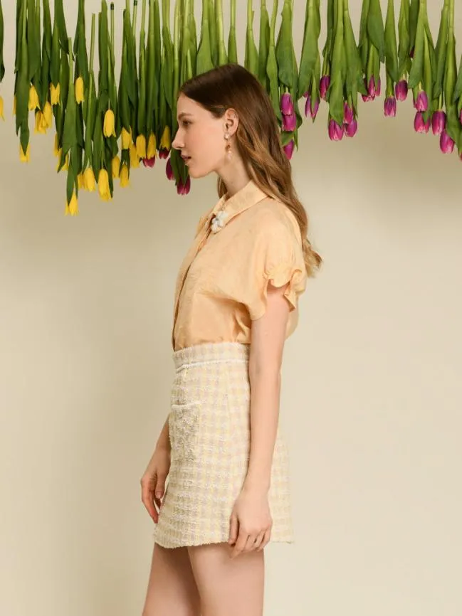 Womenswear DREAM Apricot Tulip Blouse Creamy Corn Yellow Sister Jane Womenswear DREAM Apricot Tulip Blouse Creamy Corn Yellow Sister Jane