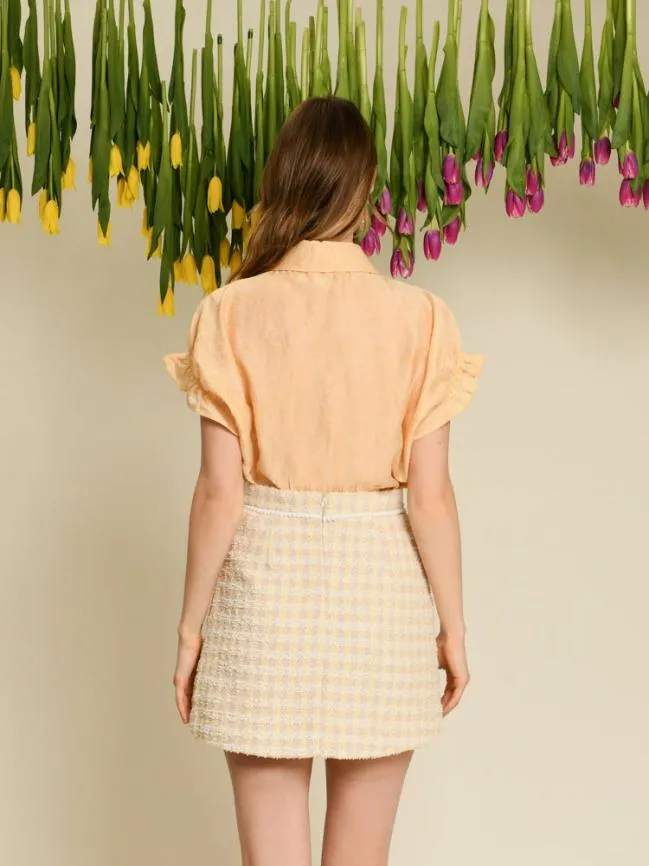 Womenswear DREAM Apricot Tulip Blouse Creamy Corn Yellow Sister Jane Womenswear DREAM Apricot Tulip Blouse Creamy Corn Yellow Sister Jane