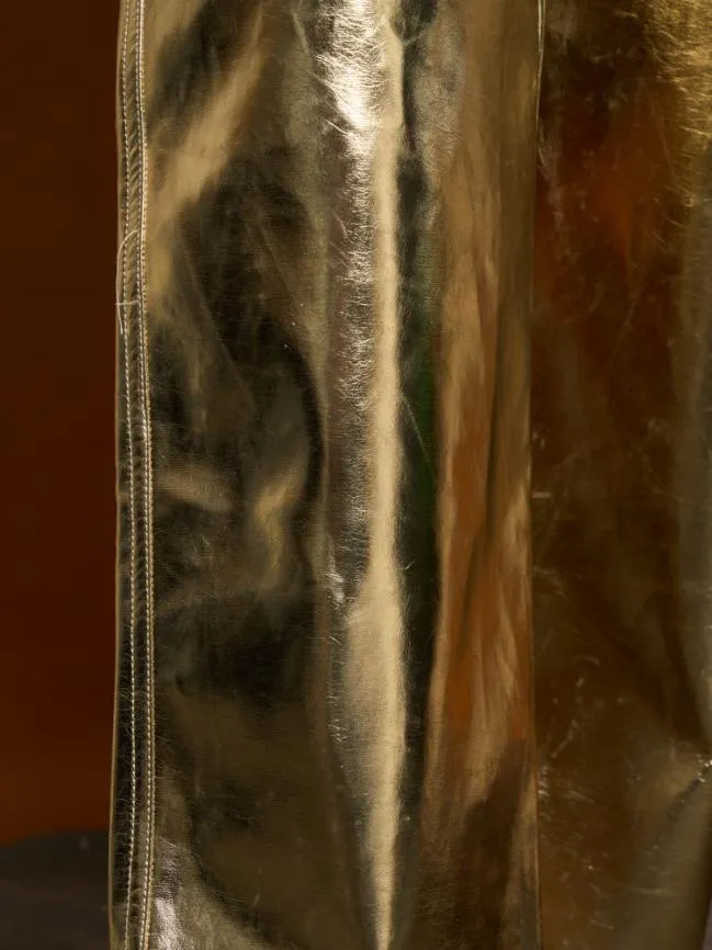 Womenswear Ghospell Akai PU Trousers Gold Coast Sister Jane Womenswear Ghospell Akai PU Trousers Gold Coast Sister Jane