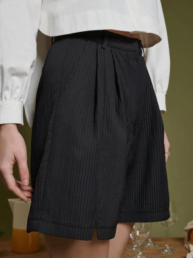 Womenswear Ghospell Kinley Notch Shorts Ink Black Sister Jane Womenswear Ghospell Kinley Notch Shorts Ink Black Sister Jane