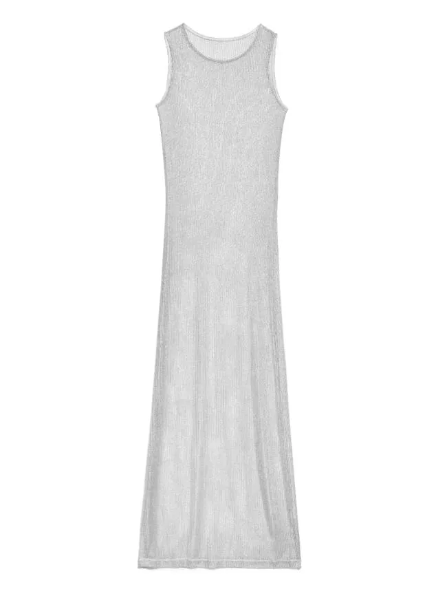 Womenswear Ghospell Regina Mesh Maxi Dress Flamingo Pink Sister Jane Womenswear Ghospell Regina Mesh Maxi Dress Flamingo Pink Sister Jane
