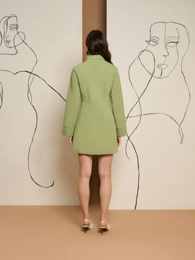 Womenswear Ghospell Zola Storm Flap Dress Lime Punch Sister Jane Womenswear Ghospell Zola Storm Flap Dress Lime Punch Sister Jane