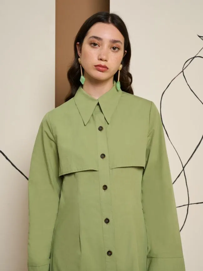 Womenswear Ghospell Zola Storm Flap Dress Lime Punch Sister Jane Womenswear Ghospell Zola Storm Flap Dress Lime Punch Sister Jane
