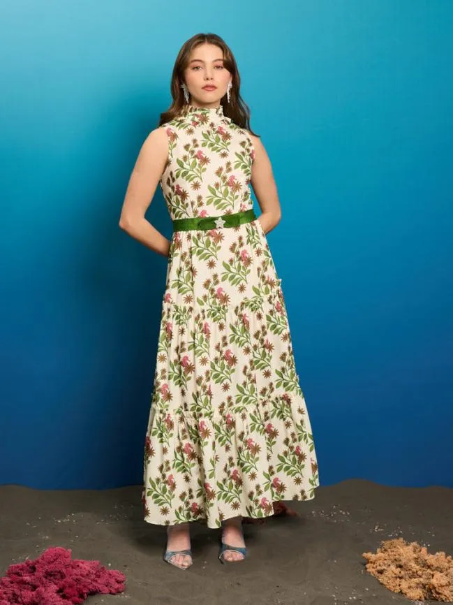 Womenswear Ocean Fauna Midi Dress Deep Ivory Sister Jane Womenswear Ocean Fauna Midi Dress Deep Ivory Sister Jane
