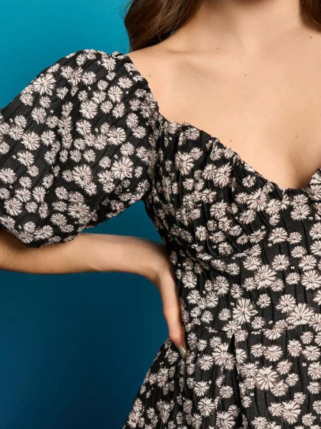 Womenswear Pearl Marina Mini Dress Black Daisy Sister Jane Womenswear Pearl Marina Mini Dress Black Daisy Sister Jane