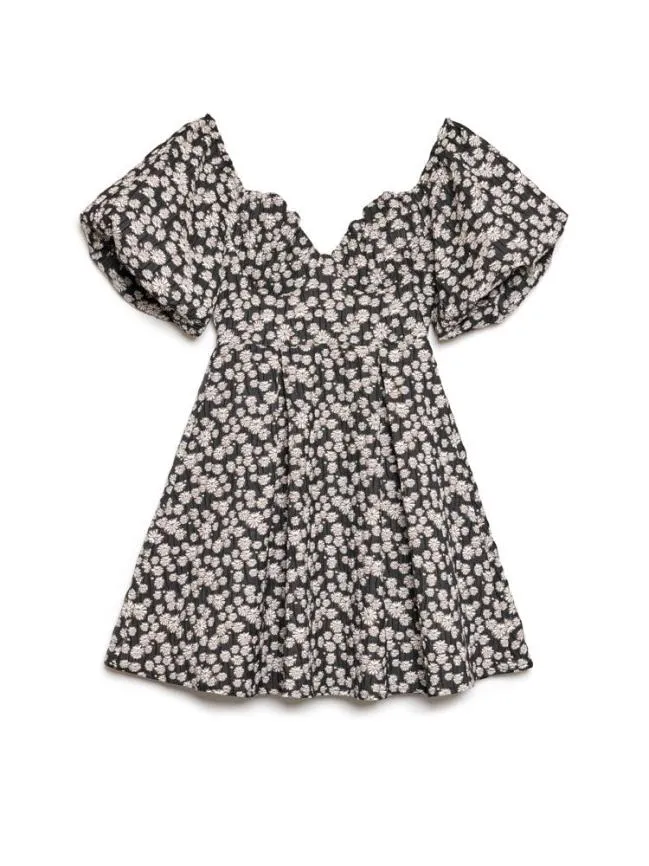 Womenswear Pearl Marina Mini Dress Black Daisy Sister Jane Womenswear Pearl Marina Mini Dress Black Daisy Sister Jane
