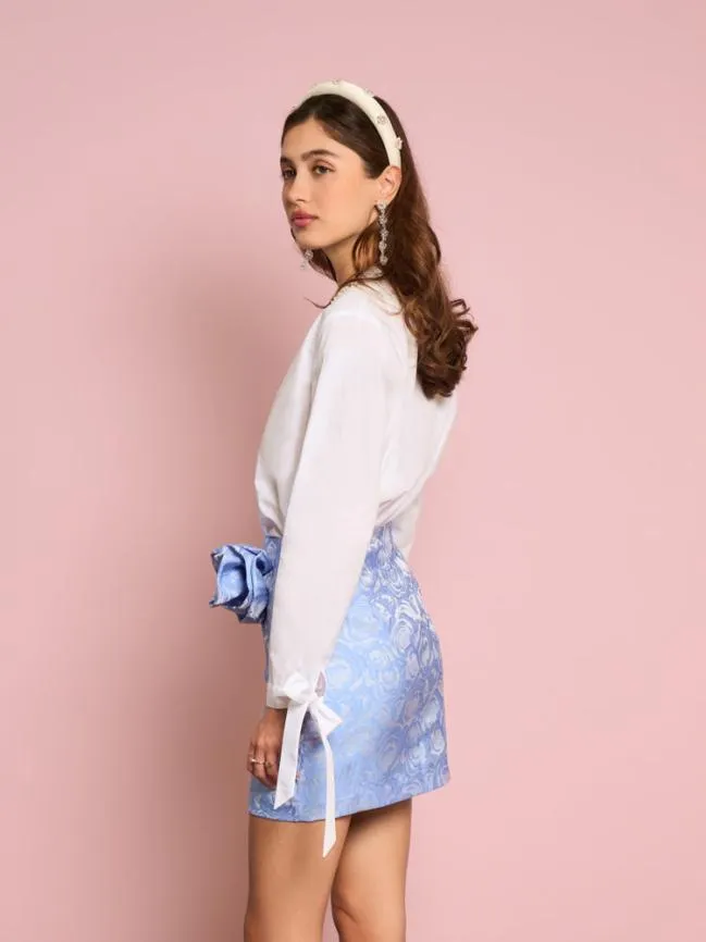 Womenswear Sundar Embellished Shirt Brilliant White Sister Jane Womenswear Sundar Embellished Shirt Brilliant White Sister Jane