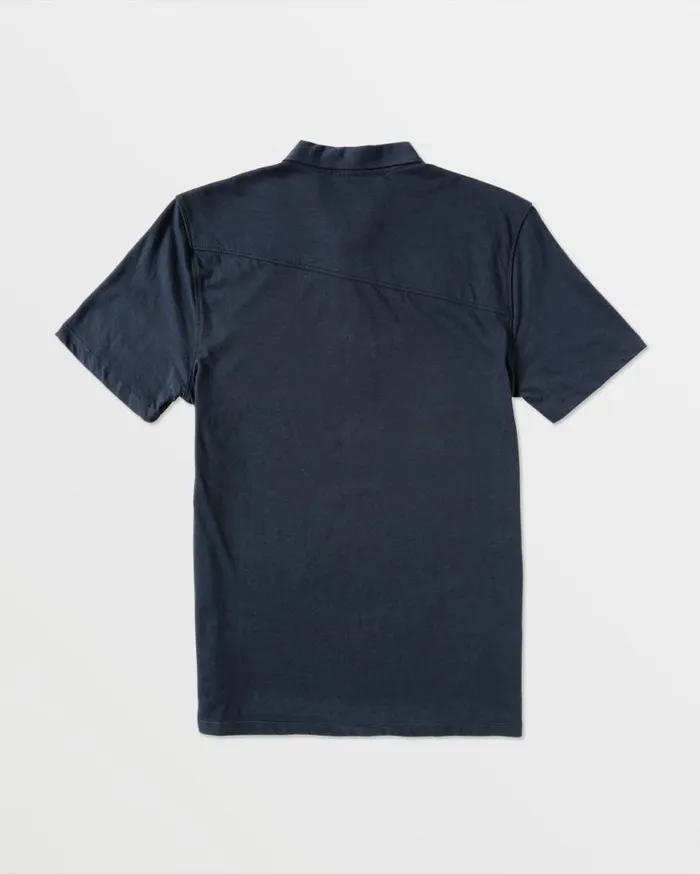 Wowzer Polo Short Sleeve Shirt 8211 Navy Mens Volcom Shirts and Flannels