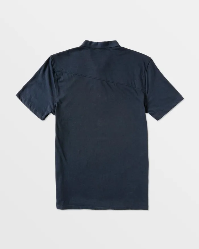 Wowzer Polo Short Sleeve Shirt 8211 Navy Mens Volcom Shirts and Flannels