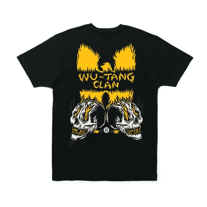 Wu Tang X Stance Skull Clan Tee Black Men Stance Shirts and Tees