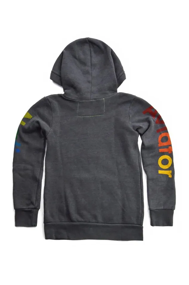 Zip Hoodie 8211 Vintage Charcoal Kids Aviator Nation Hoodies